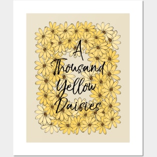 1000 Yellow Daisies Posters and Art